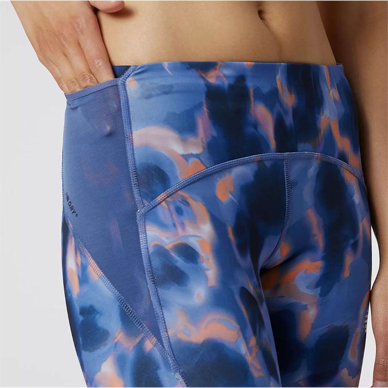 New Balance Womens Printed Impact Run Tights-4